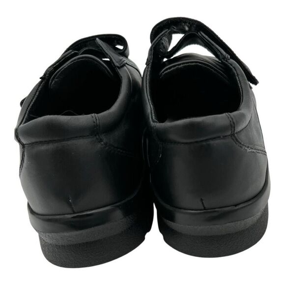 Apex Men's Size 10 Ambulator Biomechanical Single Strap Leather Shoes Black - Picture 8 of 9